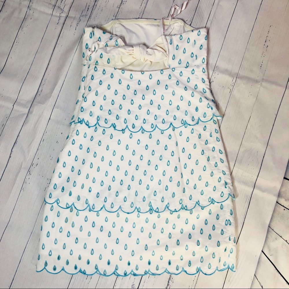 Lilly Pulitzer Franco Shorely Blue April Showers 2 - Picture 3 of 6